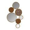 Spiegel Isaiha met 4 ronde spiegels groot (Gold) Spiegel Isaiha met 4 ronde spiegels groot (Gold)