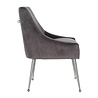 Stoel Indy Stone velvet / zilver (Quartz Stone 101) Stoel Indy Stone velvet / zilver (Quartz Stone 101)