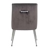 Stoel Indy Stone velvet / zilver (Quartz Stone 101) Stoel Indy Stone velvet / zilver (Quartz Stone 101)