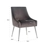 Stoel Indy Stone velvet / zilver (Quartz Stone 101) Stoel Indy Stone velvet / zilver (Quartz Stone 101)