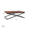 Salontafel Industrial Kensington 130x80 Salontafel Industrial Kensington 130x80