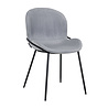 Stoel Ella Steel velvet (Quartz Steel 806) Stoel Ella Steel velvet (Quartz Steel 806)