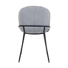 Stoel Ella Steel velvet (Quartz Steel 806) Stoel Ella Steel velvet (Quartz Steel 806)
