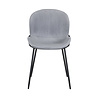 Stoel Ella Steel velvet (Quartz Steel 806) Stoel Ella Steel velvet (Quartz Steel 806)