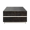 Salontafel Blackbone silver 150x80 (Block) (Black rustic) Salontafel Blackbone silver 150x80 (Block) (Black rustic)