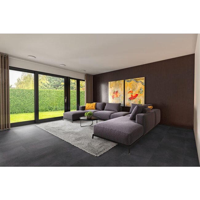 yarenza. Leisteen anthracite 0,55mm Klik PVC