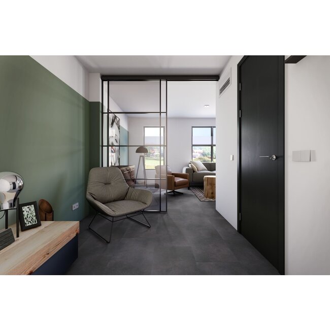 yarenza. Leisteen anthracite 0,55mm Klik PVC