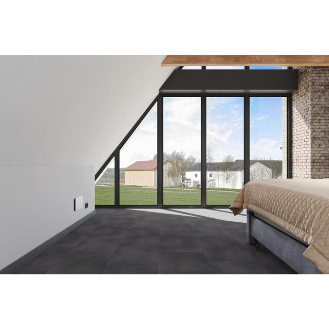 yarenza. Leisteen anthracite 0,55mm Klik PVC