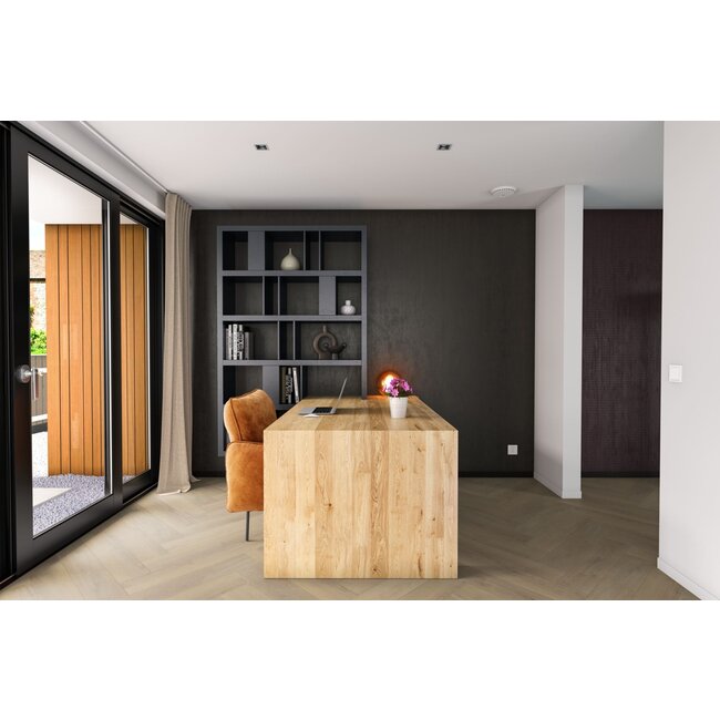 yarenza. Baroque Visgraat XL Naturel Klik PVC met geïntegreerde ondervloer