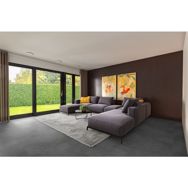 yarenza. Leisteen XL dark grey 0,55mm Plak PVC