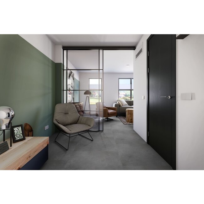 yarenza. Leisteen XL dark grey 0,55mm Plak PVC