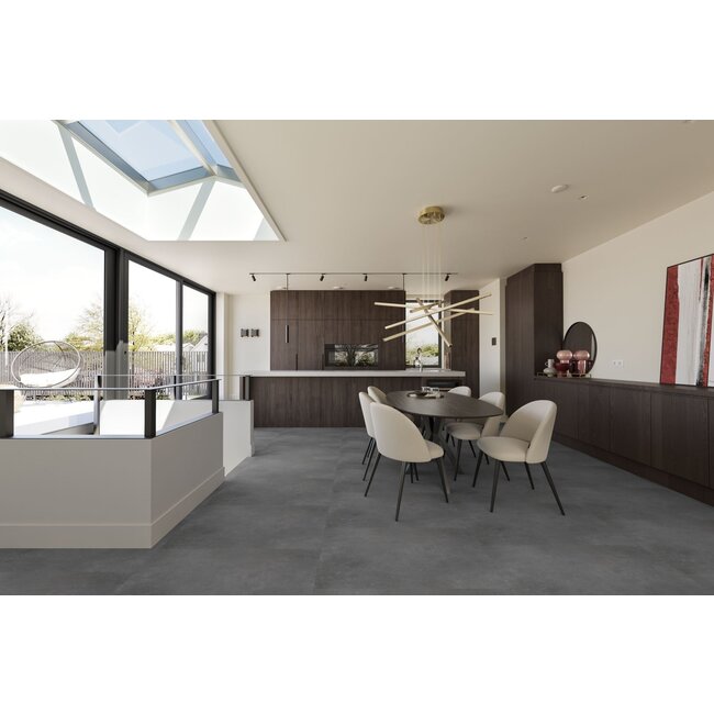 yarenza. Leisteen XL dark grey 0,55mm Plak PVC