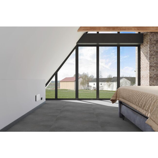 yarenza. Leisteen XL dark grey 0,55mm Plak PVC