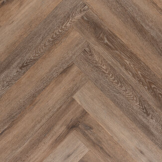 yarenza. Lux Tenebrae Visgraat Dark Oak Plak PVC