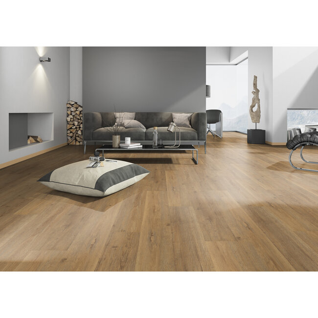yarenza. Oakwood Rechte Plank Dark Oak 0.30mm Klik PVC