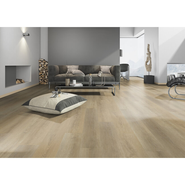 yarenza. Oakwood Rechte Plank Natural Oak 0.30mm Klik PVC