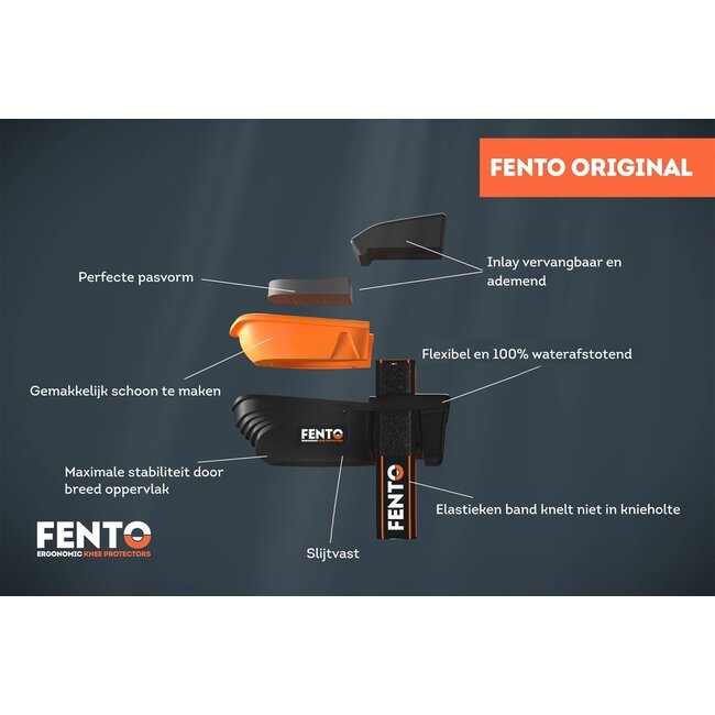 FENTO Kniebeschermers FENTO ORIGINAL (per paar)