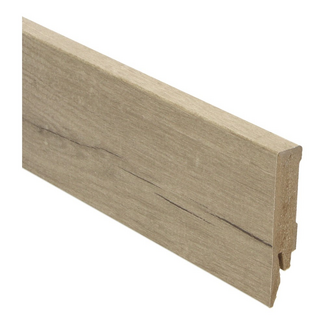 yarenza. Rechte folieplint 70x14 zachte eik warm grijs