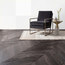 yarenza. Lux Tenebrae Hongaarse Punt Charred Black Oak Plak PVC