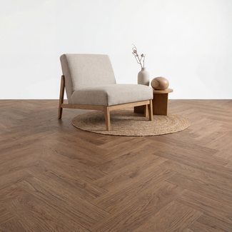 yarenza. Reverie Herringbone Natural Oak Click PVC
