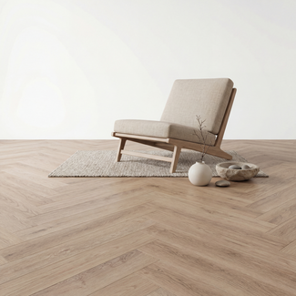 yarenza. Reverie Herringbone Beige Oak Click PVC