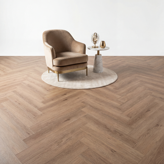 yarenza. Essence Herringbone Light Oak Click PVC