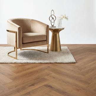 yarenza. Essence Herringbone Warm Oak Click PVC