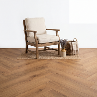 yarenza. Essence Herringbone Natural Oak Click PVC