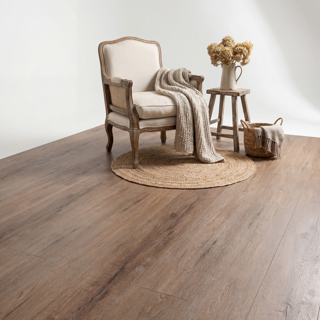 yarenza. Lux Tenebrae Rechte Plank Dark Oak Plak PVC