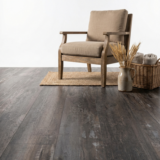 yarenza. Lux Tenebrae Rechte Plank Charred Black Oak Plak PVC