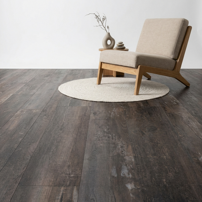 yarenza. Lux Tenebrae Rechte Plank Charred Black Oak Plak PVC