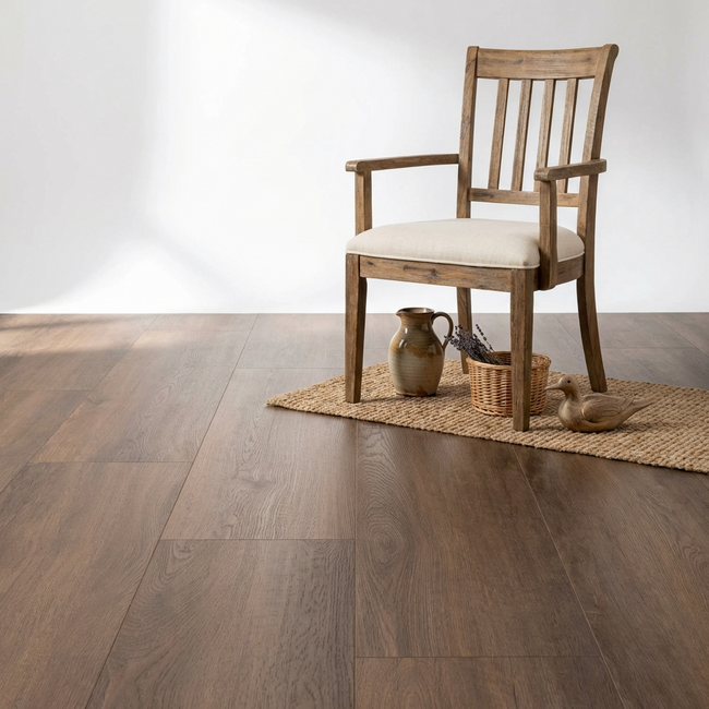 yarenza. Altessa Rechte Plank Brown 0.55mm Plak PVC