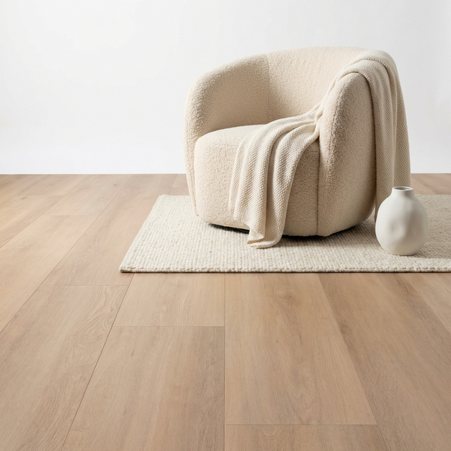 yarenza. Altessa Rechte Plank White Wash Smoky 0.55mm Plak PVC