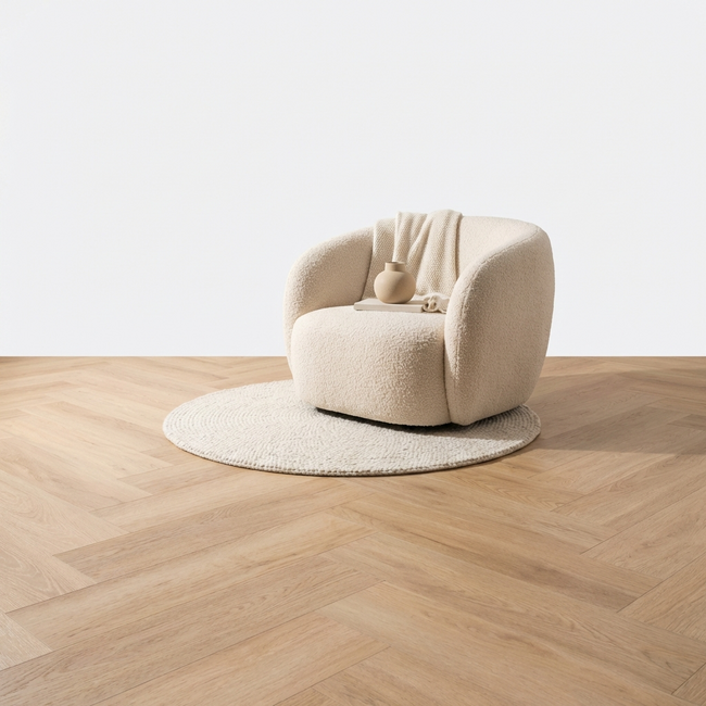 yarenza. Madera Visgraat Beige Plak PVC