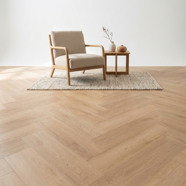 yarenza. Madera Visgraat Beige Plak PVC