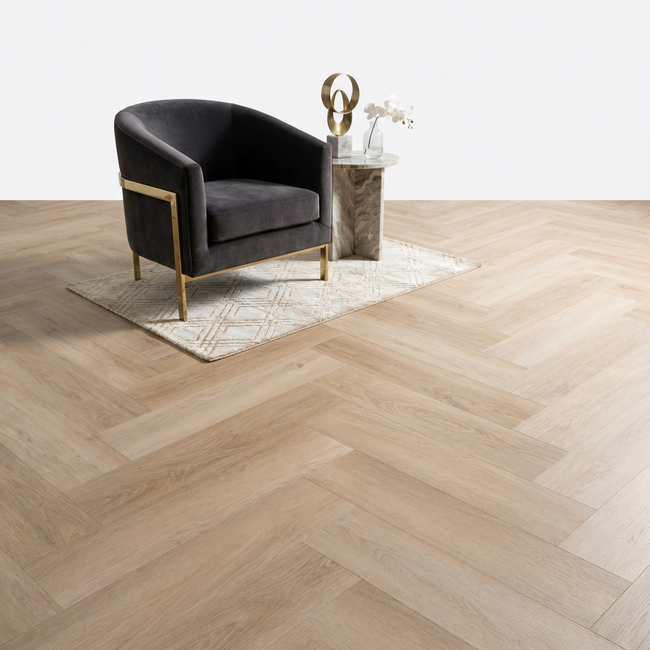 yarenza. Madera Visgraat White Wash Smoky Plak PVC