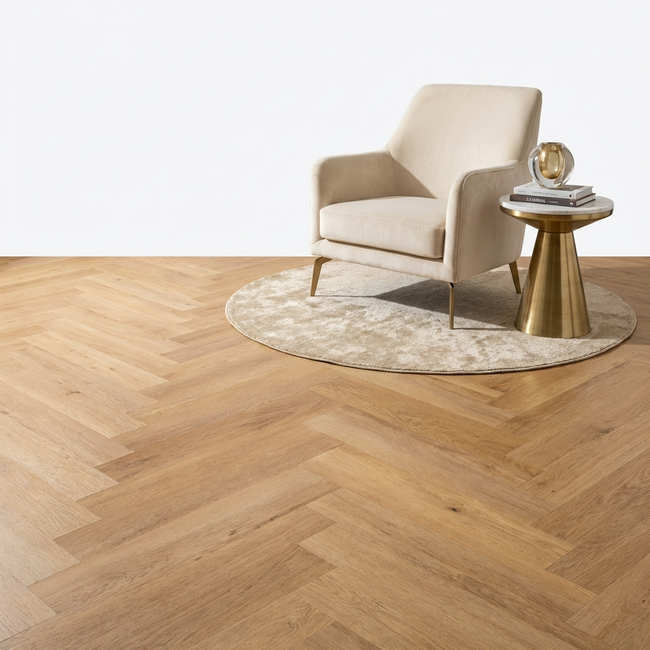 yarenza. Madera Visgraat Warm Oak Plak PVC