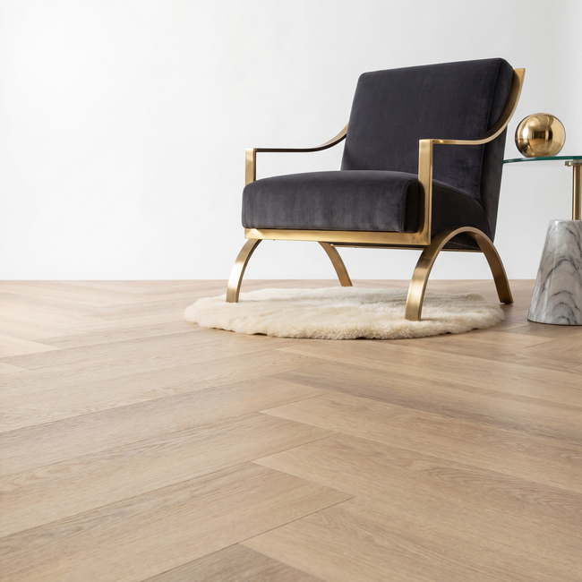 yarenza. Altessa Visgraat Beige 0.55mm Plak PVC