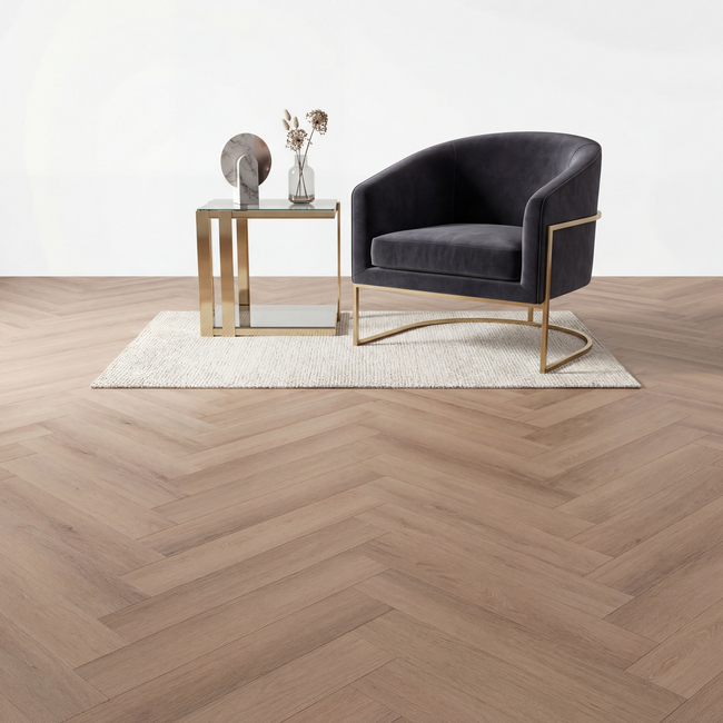 yarenza. Altessa Visgraat Smoky 0.55mm Plak PVC