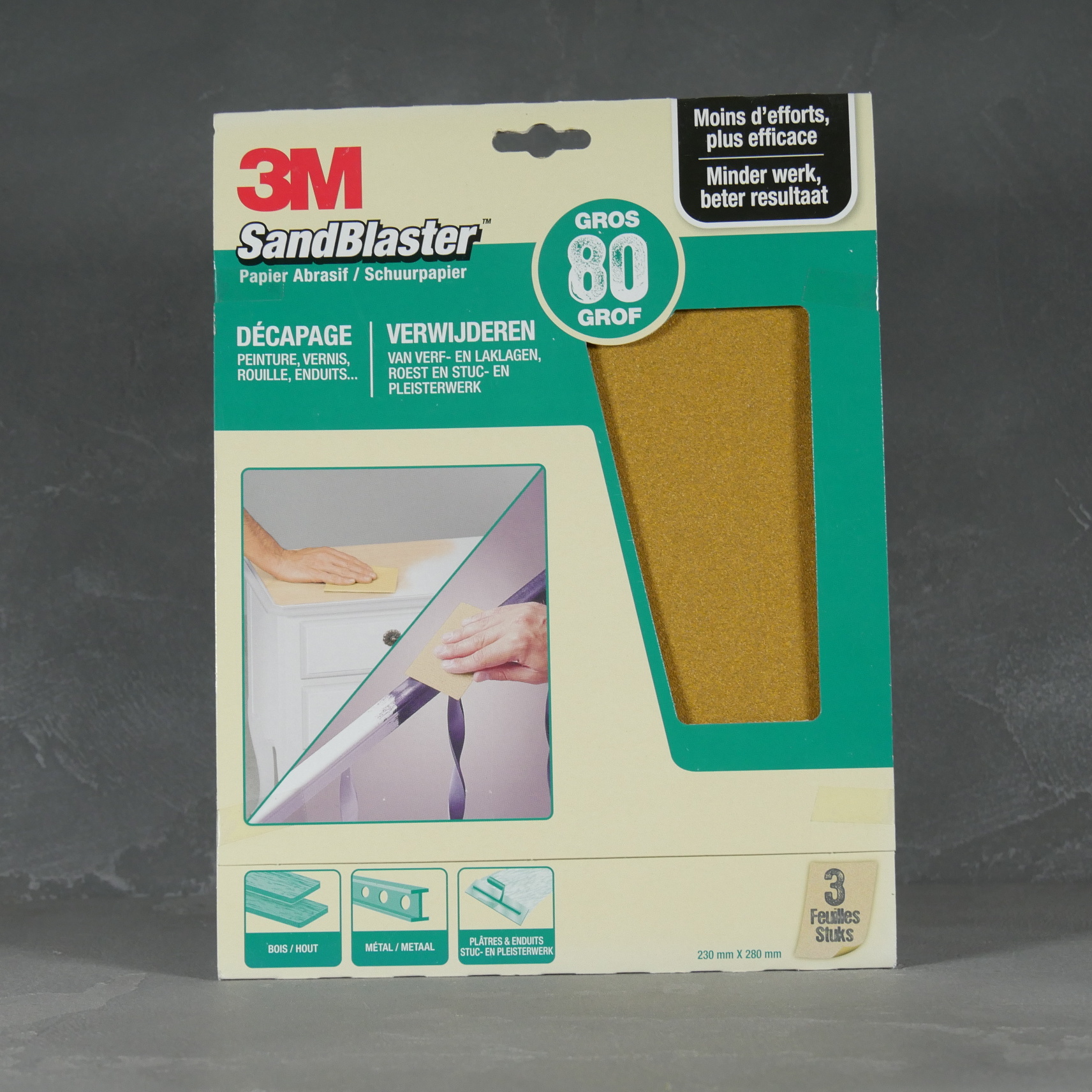 3M SandBlaster Schuurpapier 80 - Verfboer Lemmer