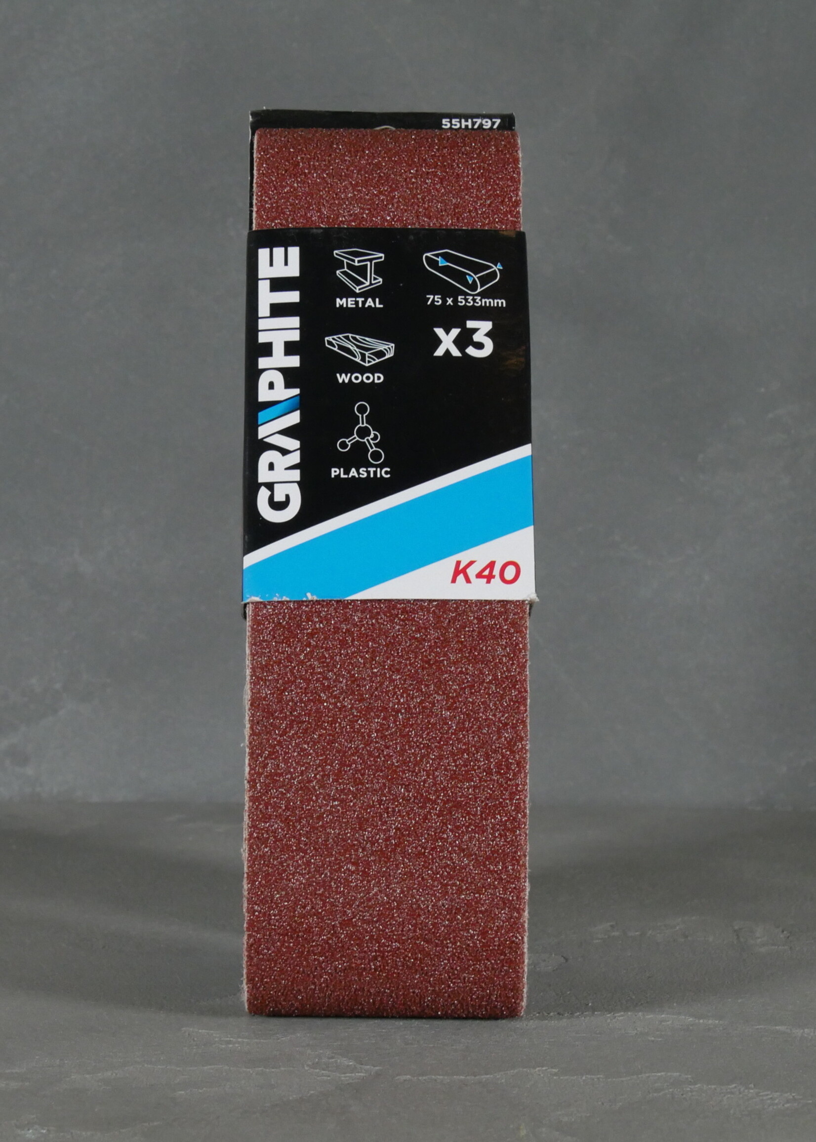 Graphite Graphite Schuurpapier 55H797 K40