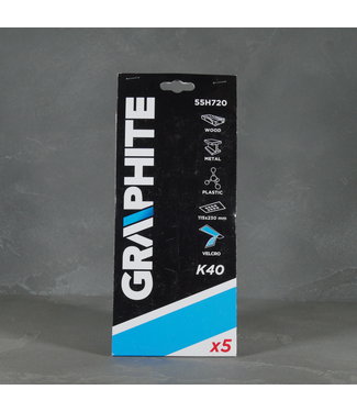 Graphite Schuurpapier 55H720 K40 5 stuks