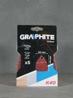 Graphite Schuurpapier 55H843 K40 5 stuks