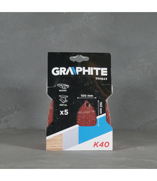 Graphite Schuurpapier 55H843 K40 5 stuks