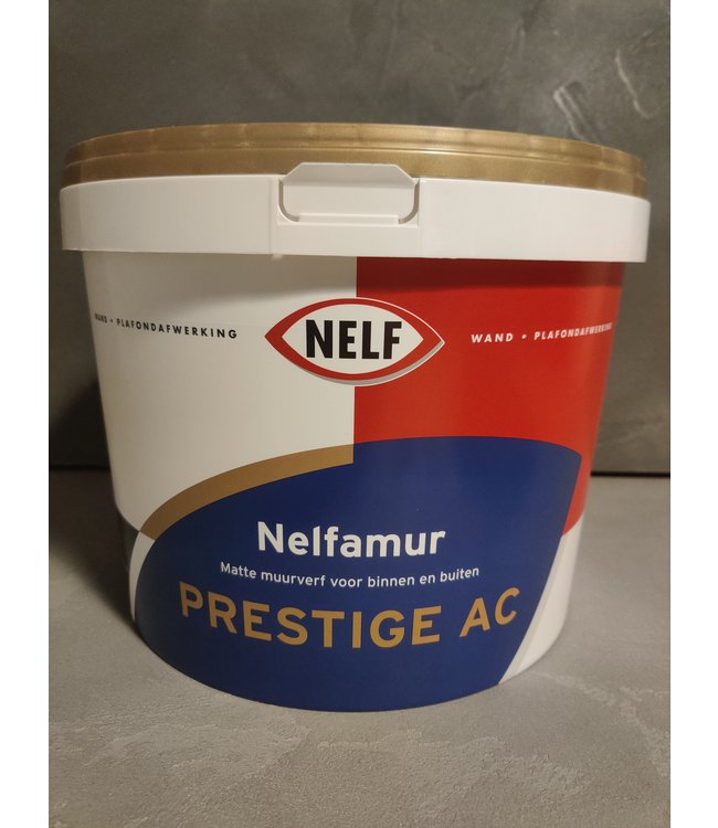 Nelf Nelf Prestige AC 10 Liter Muurverf Wit - 9001 - 9010 - 9016