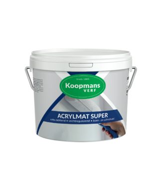 Koopmans Acrylmat Super Zwart