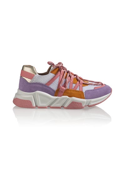 Dwars - Sneaker Los Angeles Pink Orange - Den Elzen Schoenmode