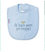 Petit villain Slab met tekst
