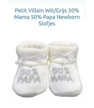Petit villain Newborn slofjes