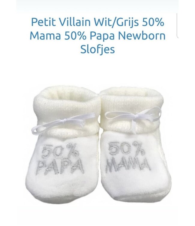 Petit villain Neugeborenen-Schuh mit Text